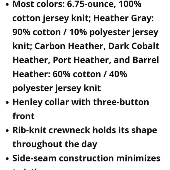 Carhartt Loose Fit Heavyweight S/S Pocket Henley Shirt - Picture 3 of 6